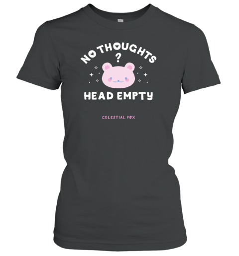 No Thoughts Head Empty Celestial Fox Women's T