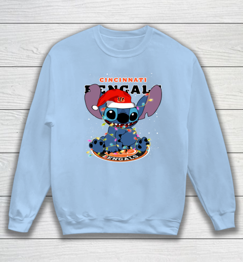 Cincinnati Bengals NFL Football noel stitch Christmas Sweatshirt 4