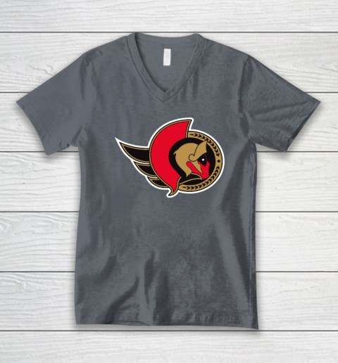 Ottawa Senator Deadpool Funny V-Neck T-Shirt 3