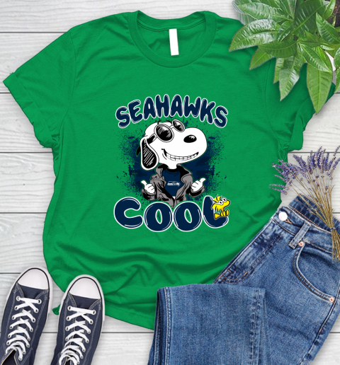 NFL Football Seattle Seahawks Cool Snoopy Shirt Women's T-Shirt 7