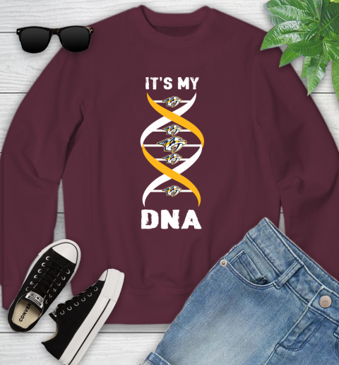 Nashville Predators NHL Hockey It's My DNA Sports Youth Sweatshirt 4