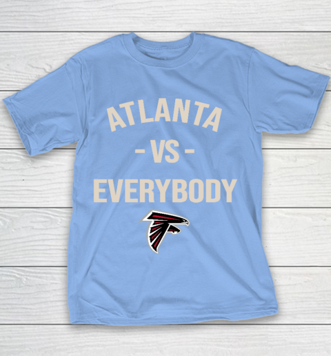 Atlanta Falcons Vs Everybody Youth T-Shirt 8
