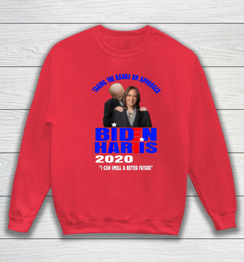 Anti Joe Biden Kamala Harris Hands On Can Smell The Future Sweatshirt 7