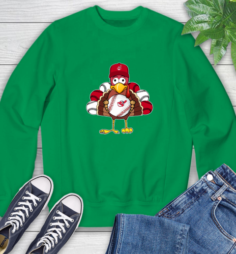 Cleveland Indians Turkey thanksgiving Sweatshirt 6