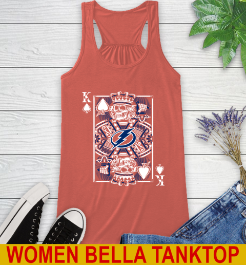 Tampa Bay Lightning NHL Hockey The King Of Spades Death Cards Shirt Racerback Tank 3