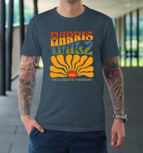 Harris Waltz For A Brighter Tomorrow Boho Aesthetic T-Shirt 4