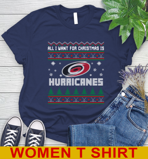 Carolina Hurricanes NHL Hockey All I Want For Christmas Is My Team Sports 96