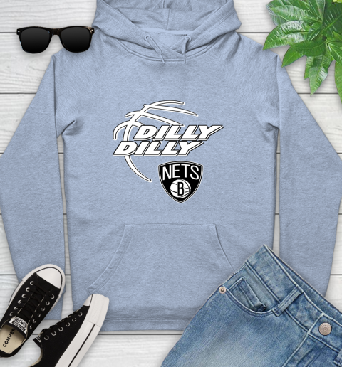 NBA Brooklyn Nets Dilly Dilly Basketball Sports Youth Hoodie 10