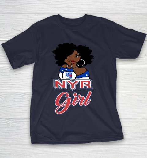 New York Rangers Girl NHL Youth T-Shirt 4