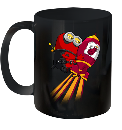 NBA Basketball Miami Heat Deadpool Minion Marvel Shirt Ceramic Mug 11oz