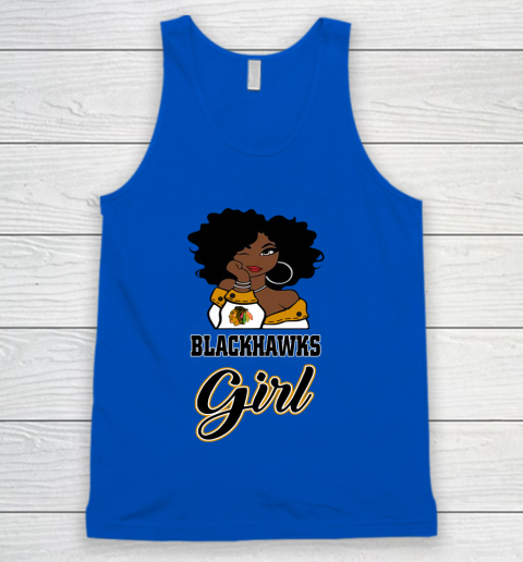 Chicago Blackhawks Girl NHL Tank Top 5