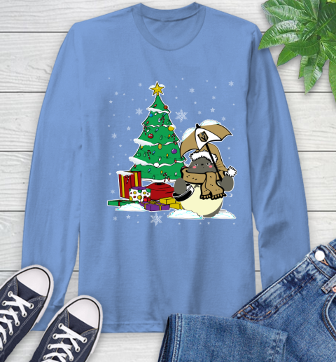 Vegas Golden Knights NHL Hockey Cute Tonari No Totoro Christmas Sports Long Sleeve T-Shirt 12