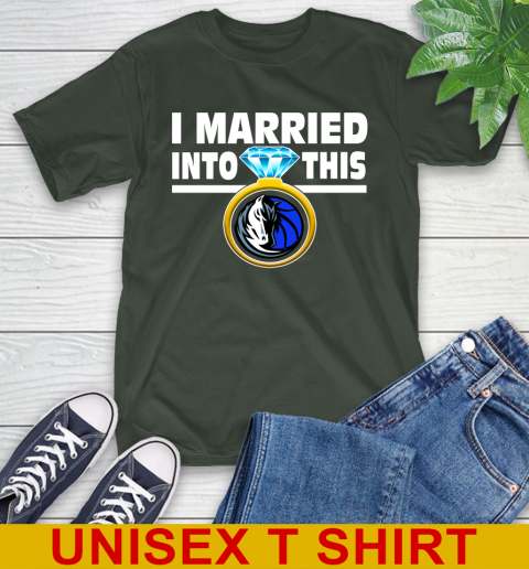 Dallas Mavericks NBA Basketball I Married Into This My Team Sports T-Shirt 6