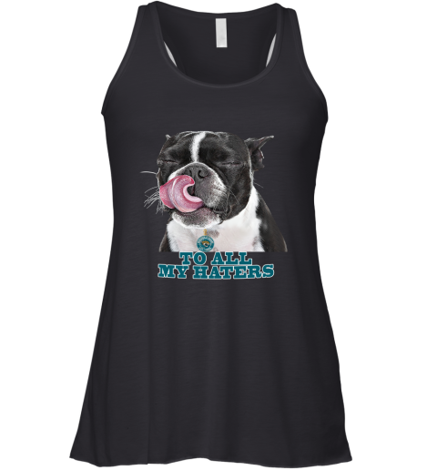 Jacksonville Jaguars To All My Haters Dog Licking Racerback Tank