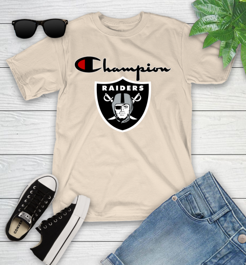 NFL Football Oakland Raiders Champion Shirt Youth T-Shirt 9