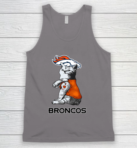 NFL Football My Cat Loves Denver Broncos Tank Top 6