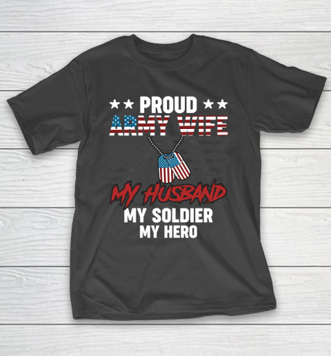 Veteran Shirt Proud Army Wife T-Shirt
