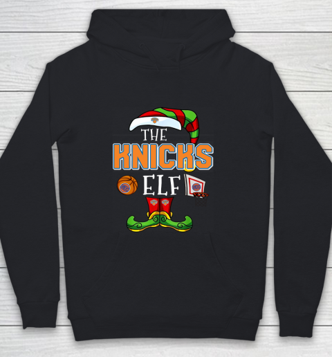 New York Knicks Christmas ELF Funny NBA Youth Hoodie