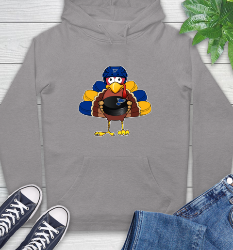 St.Louis Blues Turkey Thanksgiving Day Hoodie 6