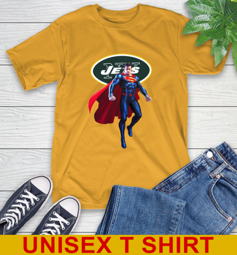 NFL Superman DC Sports Football New York Jets T-Shirt 3