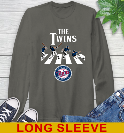 MLB Baseball Minnesota Twins The Beatles Rock Band Shirt Long Sleeve T-Shirt 10