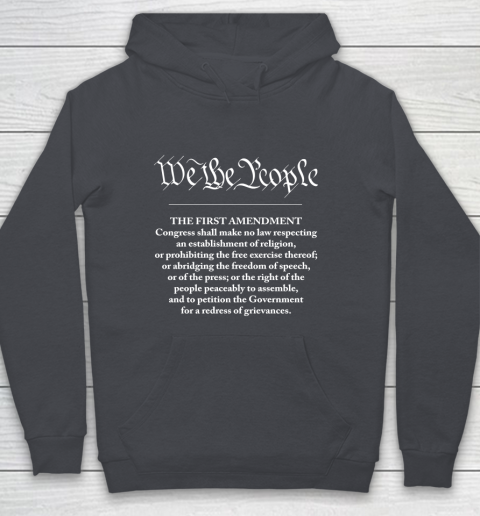 We The People  First Amendment Youth Hoodie 5