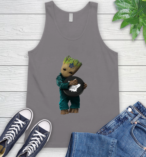 NHL Groot Guardians Of The Galaxy Hockey Sports Toronto Maple Leafs Tank Top 7