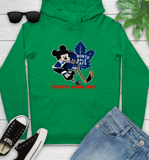 NHL Toronto Maple Leafs Mickey Mouse Disney Hockey T Shirt Youth Hoodie 7