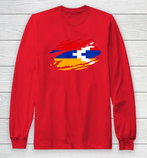 Artsakh Flag Proud Artsakh Support Artsakh Strong Armenia Long Sleeve T-Shirt 8 Artsakh Flag Proud Artsakh Support Artsakh Strong Armenia Long Sleeve T-Shirt - Image 8