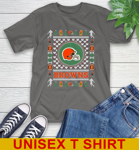 Cleveland Browns Merry Christmas NFL Football Loyal Fan T-Shirt 10