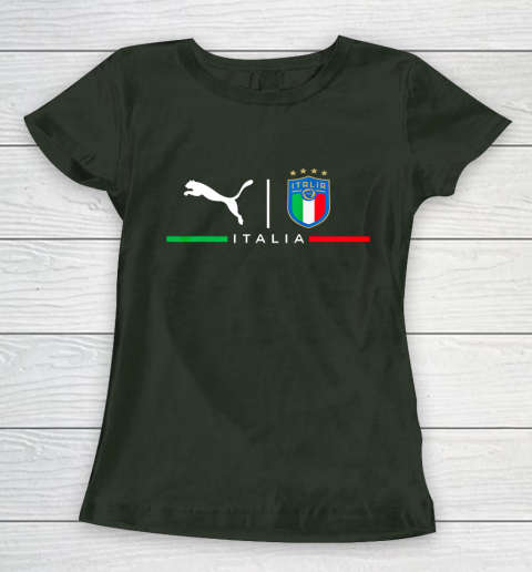 Italy Jersey Soccer Football 2020 2021 Italian Italia Women's T-Shirt 4