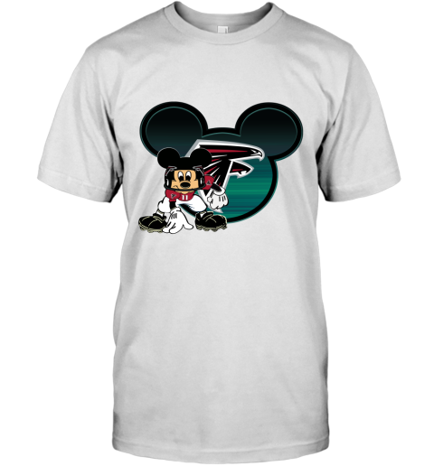 NFL Atlanta Falcons Mickey Mouse Disney Football T Shirt