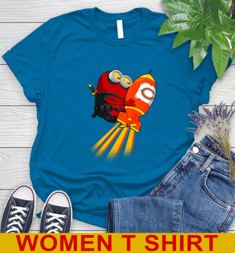 NFL Football Chicago Bears Deadpool Minion Marvel Shirt Women's T-Shirt 9 NFL Football Chicago Bears Deadpool Minion Marvel Shirt Women's T-Shirt - Image 9