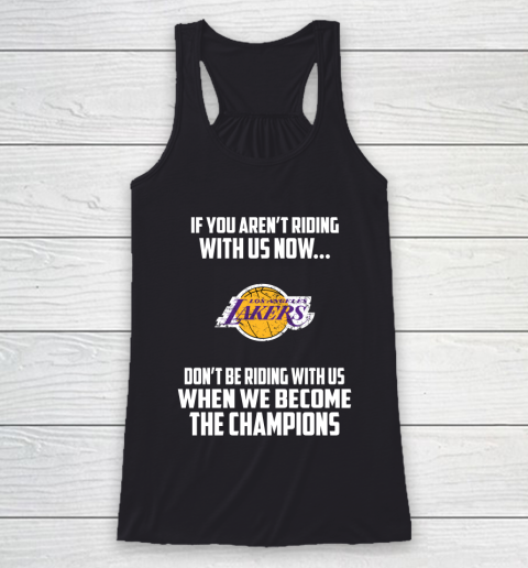 NBA Los Angeles Lakers Basketball We Become The Champions Racerback Tank