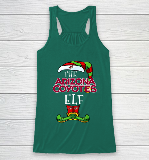 Arizona Coyotes Christmas ELF Funny NHL Racerback Tank 5