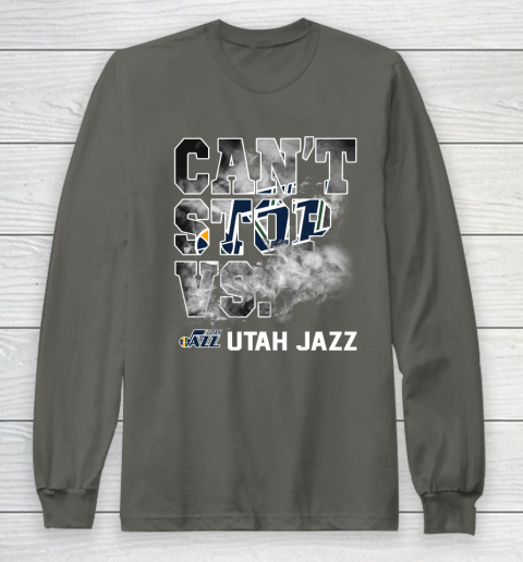 NBA Utah Jazz Basketball Can't Stop Vs Long Sleeve T-Shirt 5