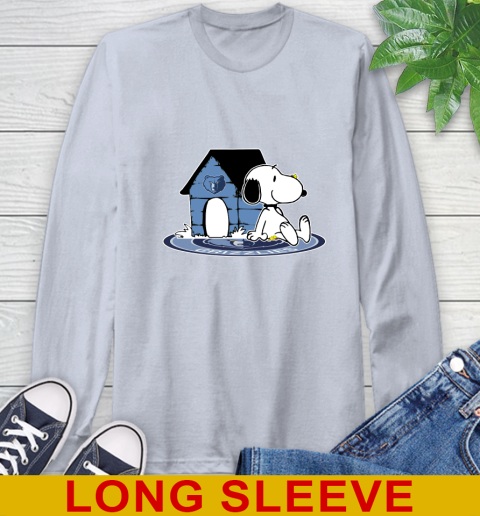 NBA Basketball Memphis Grizzlies Snoopy The Peanuts Movie Shirt Long Sleeve T-Shirt 6