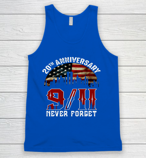 Never Forget 9 11 20th Anniversary Patriot Day 2021 Tank Top 4