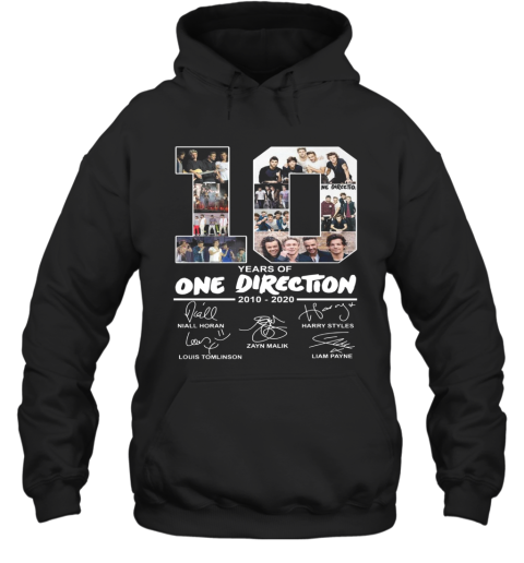 10 Years Of One Direction 2010 2020 Signature Hoodie