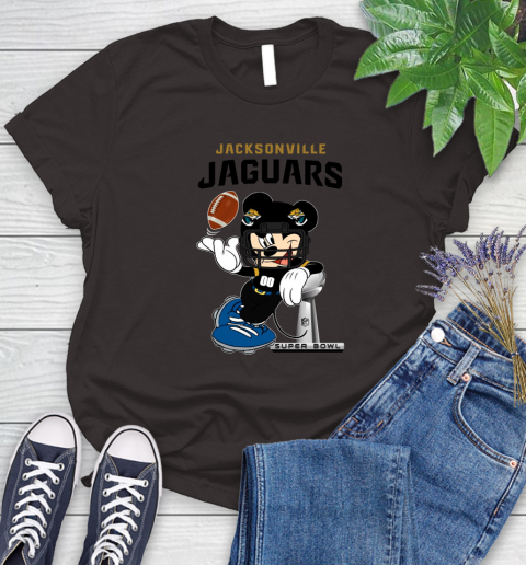 NFL Jacksonville Jaguars Mickey Mouse Disney Super Bowl Football T Shirt Women's T-Shirt 20