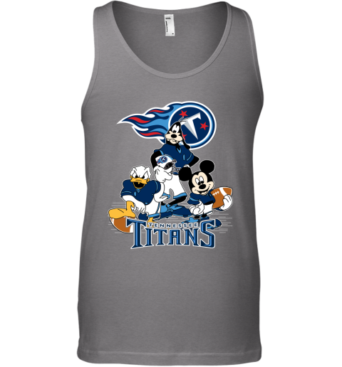NFL Tennessee Titans Mickey Mouse Donald Duck Goofy Football T Shirt Q3KF6VVzozs unisex tank 17 95 151514 front graphite heather