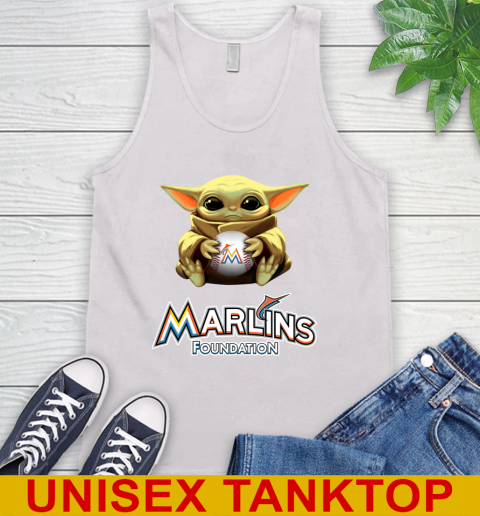 MLB Baseball Miami Marlins Star Wars Baby Yoda Shirt 70