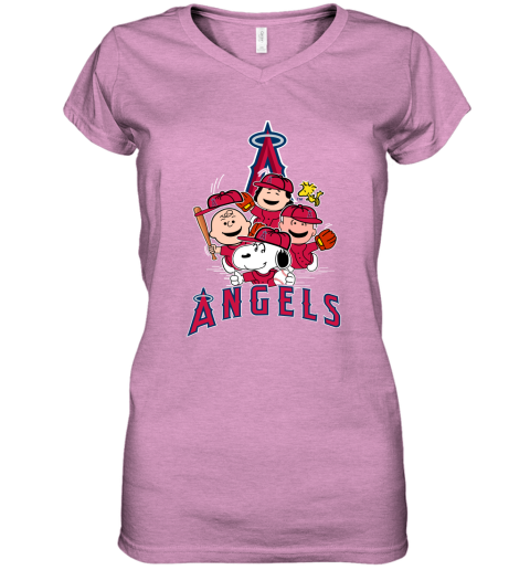 Los Angeles Angels Let's Play Baseball Together Snoopy MLB Unisex Jersey  Tee 