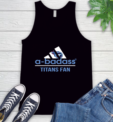 NFL A Badass Tennessee Titans Fan Adidas Football Sports Tank Top