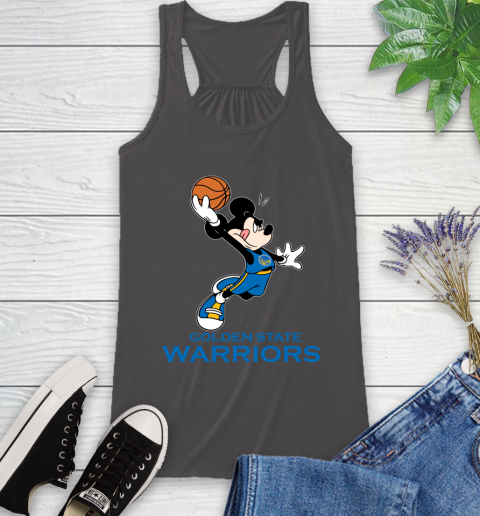 NBA Basketball Golden State Warriors Cheerful Mickey Mouse Shirt Racerback Tank 13 NBA Basketball Golden State Warriors Cheerful Mickey Mouse Shirt Racerback Tank - Image 13