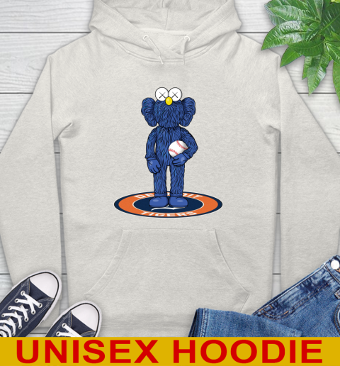 MLB Baseball Detroit Tigers Kaws Bff Blue Figure Shirt Hoodie 12