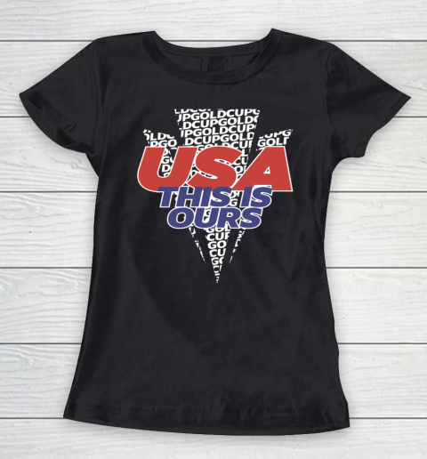 USA Concacaf Gold Cup 2021 Soccer Women's T-Shirt