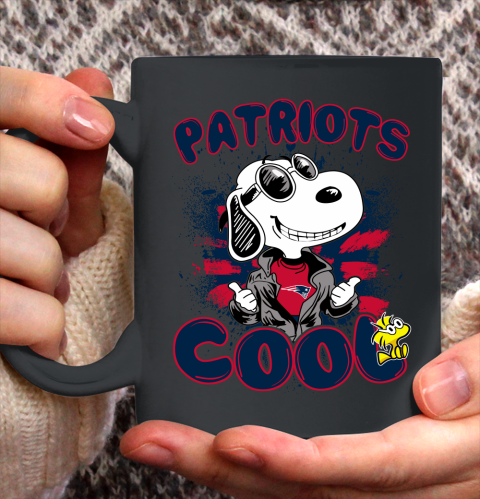 NFL Football New England Patriots Cool Snoopy Shirt Ceramic Mug 11oz