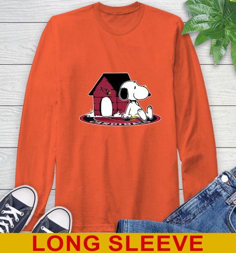 NFL Football Arizona Cardinals Snoopy The Peanuts Movie Shirt Long Sleeve T-Shirt 5