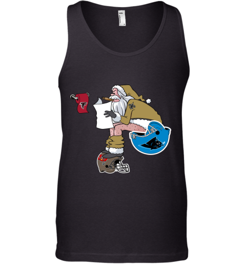 Santa Claus New Orleans Saints Shit On Other Teams Christmas Tank Top